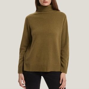Gentle Herd Funnel Neck 100% Cashmere Sweater